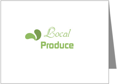 Green Eco Local Produce Logo Note Cards - La Ofrenda (460x460), Png Download