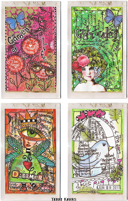 Tammy's Index Card A Day Challenge Is Running Through - Creative Arts (499x699), Png Download