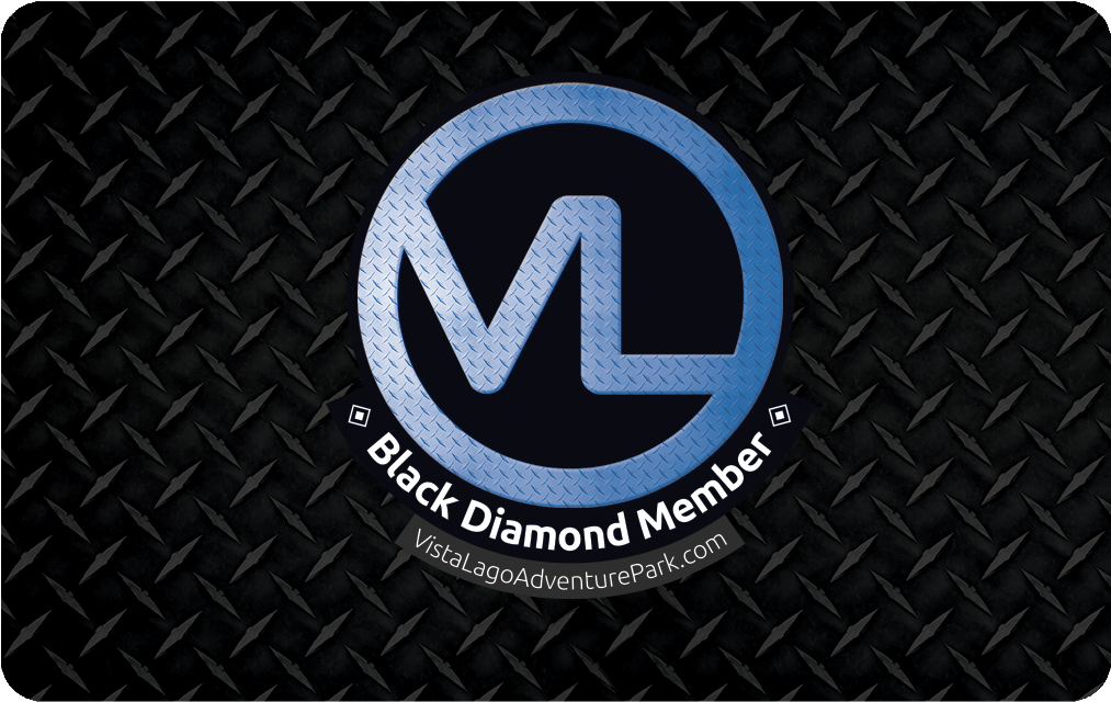Vista Lago Black Diamond Membership Card - Vista Lago Adventure Park (1075x1074), Png Download