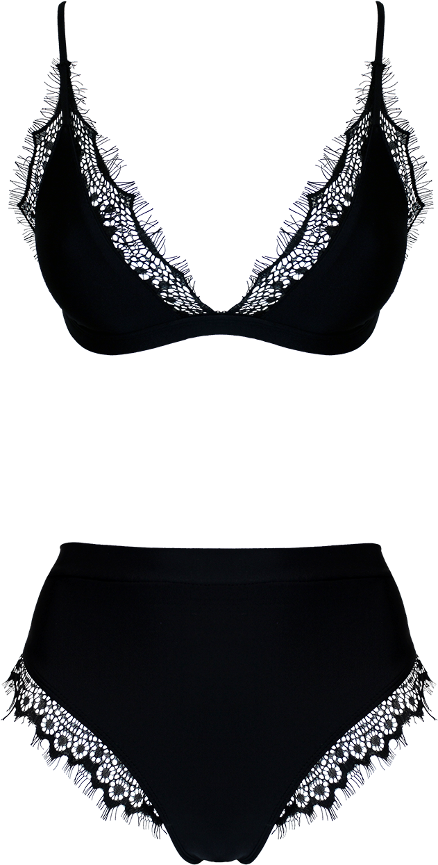 Top/blackies Bikini Top - Lingerie Top (1000x1498), Png Download