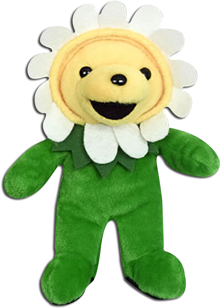 Grateful Dead Flower Power Bean Bear - Stuffed Toy (741x1037), Png Download