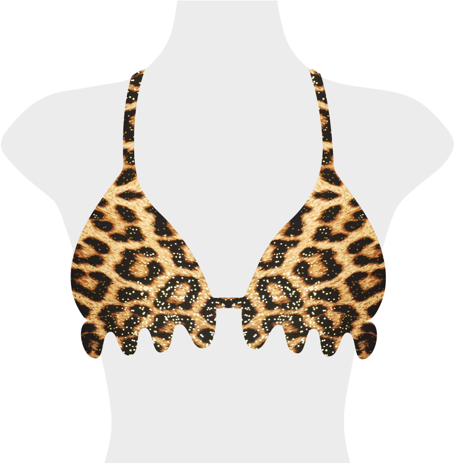 Glamther Flora Bikini Top (943x943), Png Download