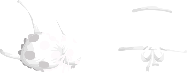 This Free Clipart Png Design Of Polka Dot Bikini Top (600x235), Png Download