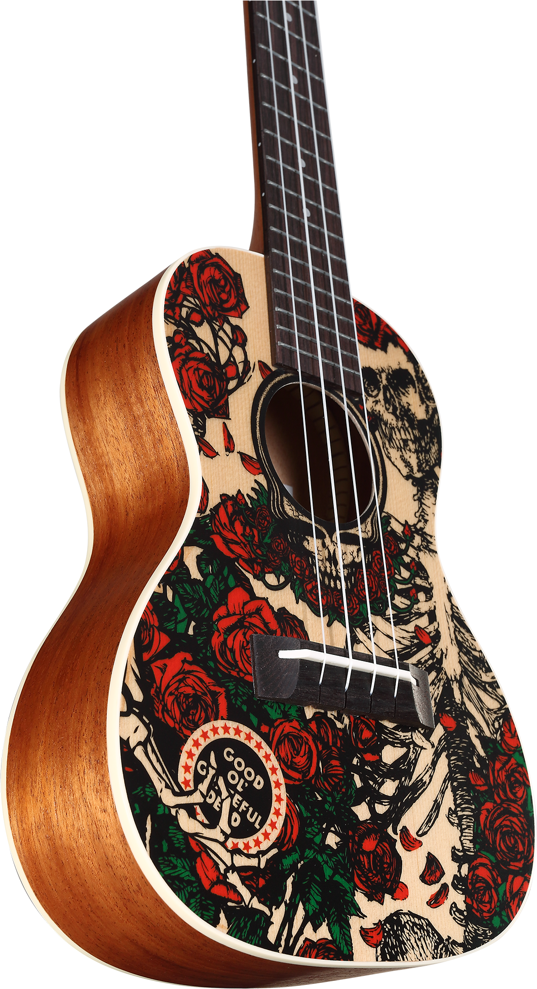 Gdu26c - Roses - Grateful Dead Ukulele Roses (1840x2000), Png Download