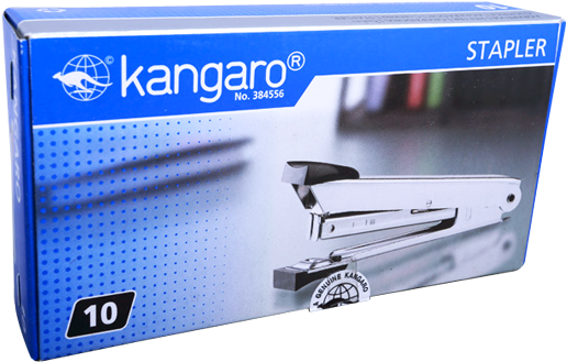 Capacity 10 Sheets Use No - Kangaro Hp-45 Stapler (550x366), Png Download