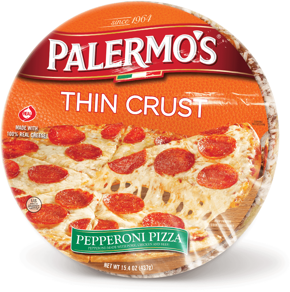 Ingredients - Palermos Pizza, Thin Crust, Pepperoni - 15.4 Oz (971x959), Png Download
