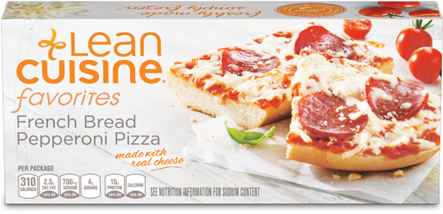 French Bread Pepperoni Pizza - Lean Cuisine Pizza (500x500), Png Download