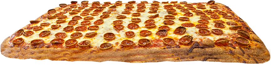 Pepperoni - Sicilian Pizza Png (900x800), Png Download