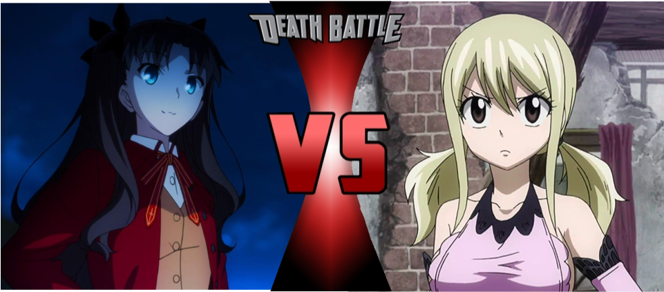 Rin Tohsaka Vs Lucy Heartfilia 4 - Fairy Tail Star Wars (960x720), Png Download