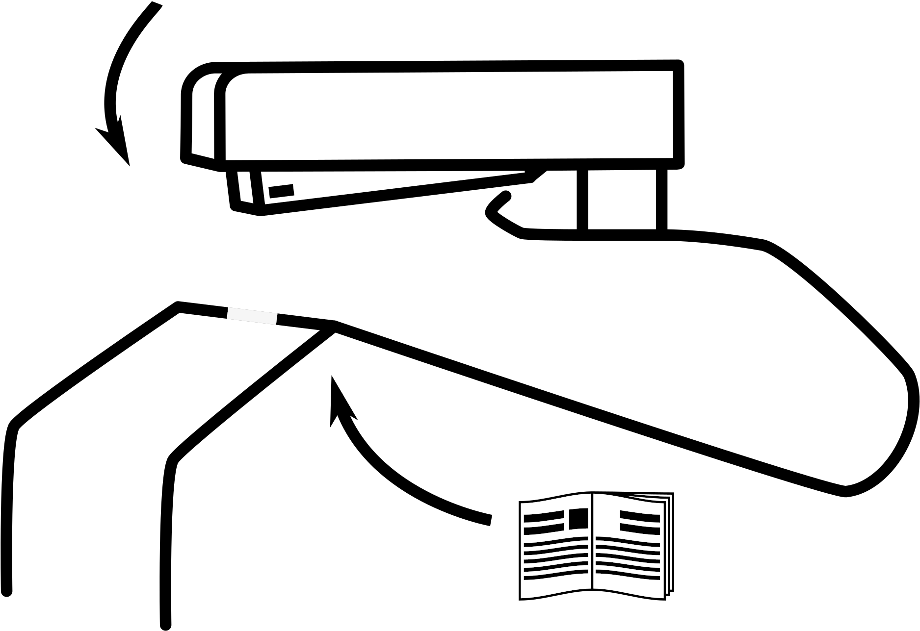 Saddle Stitch Stapler (1280x960), Png Download