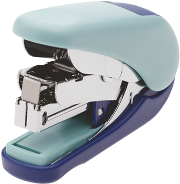 Plus Japan Mini Stapler 10-v Flat Clinch Power Assisted (506x600), Png Download