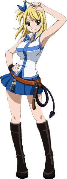 Lucy Heartfilia Render - Fairy Tail Lucy Cosplay Halloween Cost (225x596), Png Download
