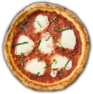Classic Margherita - Pizza Margherita (450x373), Png Download