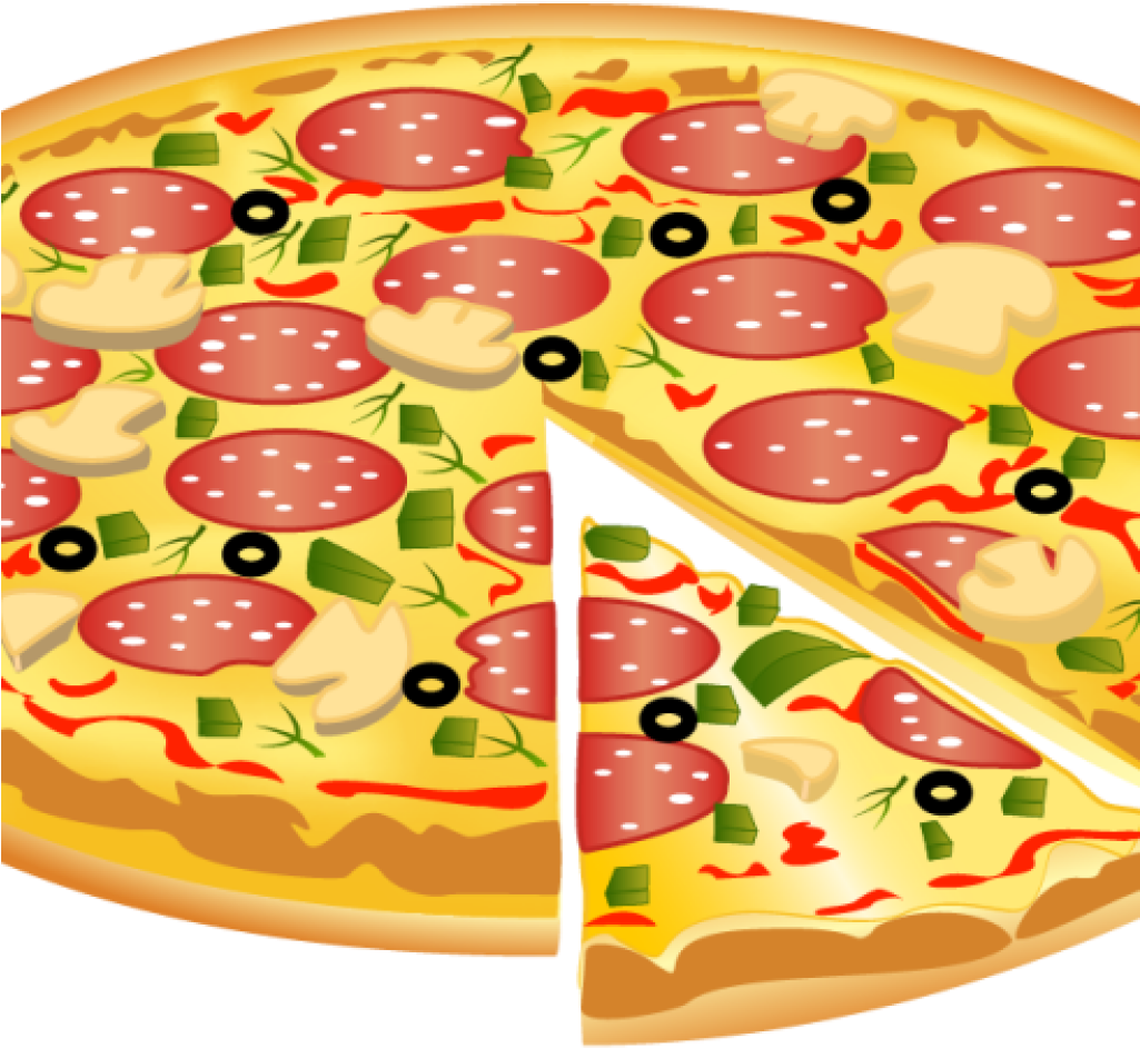 Cheese Pizza Clipart Crown Clipart Hatenylo - Clipart Pizza (1024x1024), Png Download
