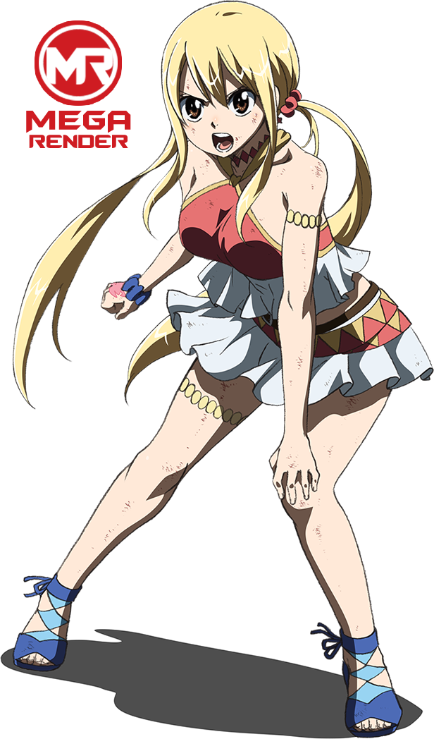 Anime - Lucy Heartfilia Outfits Dragon Cry (616x1048), Png Download