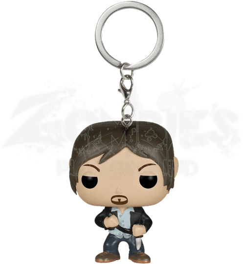 Walking Dead Daryl Dixon Pocket Pop Keychain - Daryl Dixon Funko Keychain (550x550), Png Download