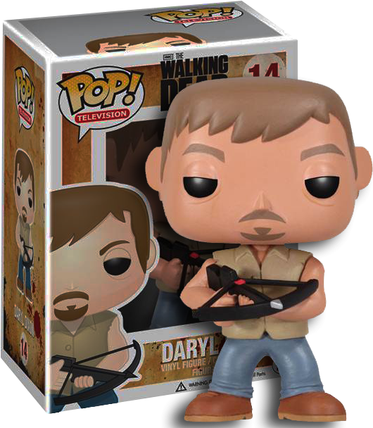 Walking Dead Daryl Funko Pop (350x350), Png Download