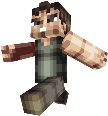 Chqbwvpng - Minecraft Skin The Walking Dead Daryl (640x640), Png Download