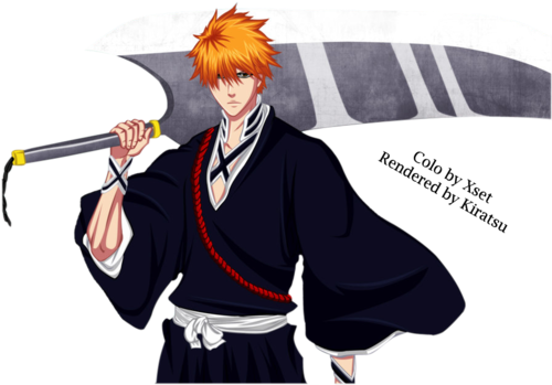 Ichigo Kurosaki Images Kurosaki Kun Hd Wallpaper And - Ichigo Kurosaki Hd Png (500x409), Png Download