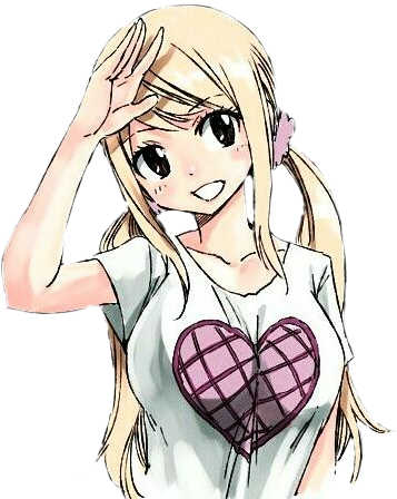 Lucy Sticker - Lucy Heartfilia (357x448), Png Download