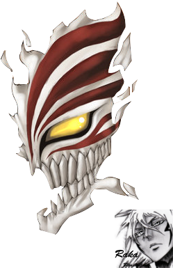 Hollow Mask Png - Bleach (300x400), Png Download