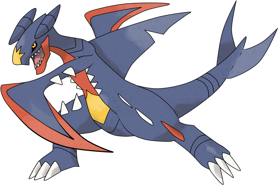 Mega Pokemon Garchomp (1024x736), Png Download