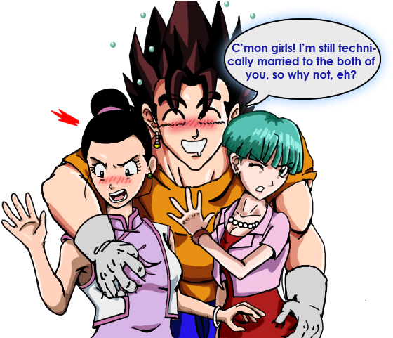 Well, I Imagine Living With Them Both Would Be Good - If Vegito Never Unfused (640x480), Png Download