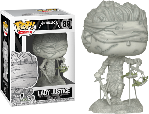 Metallica Lady Justice - Lady Justice Pop Vinyl (509x389), Png Download