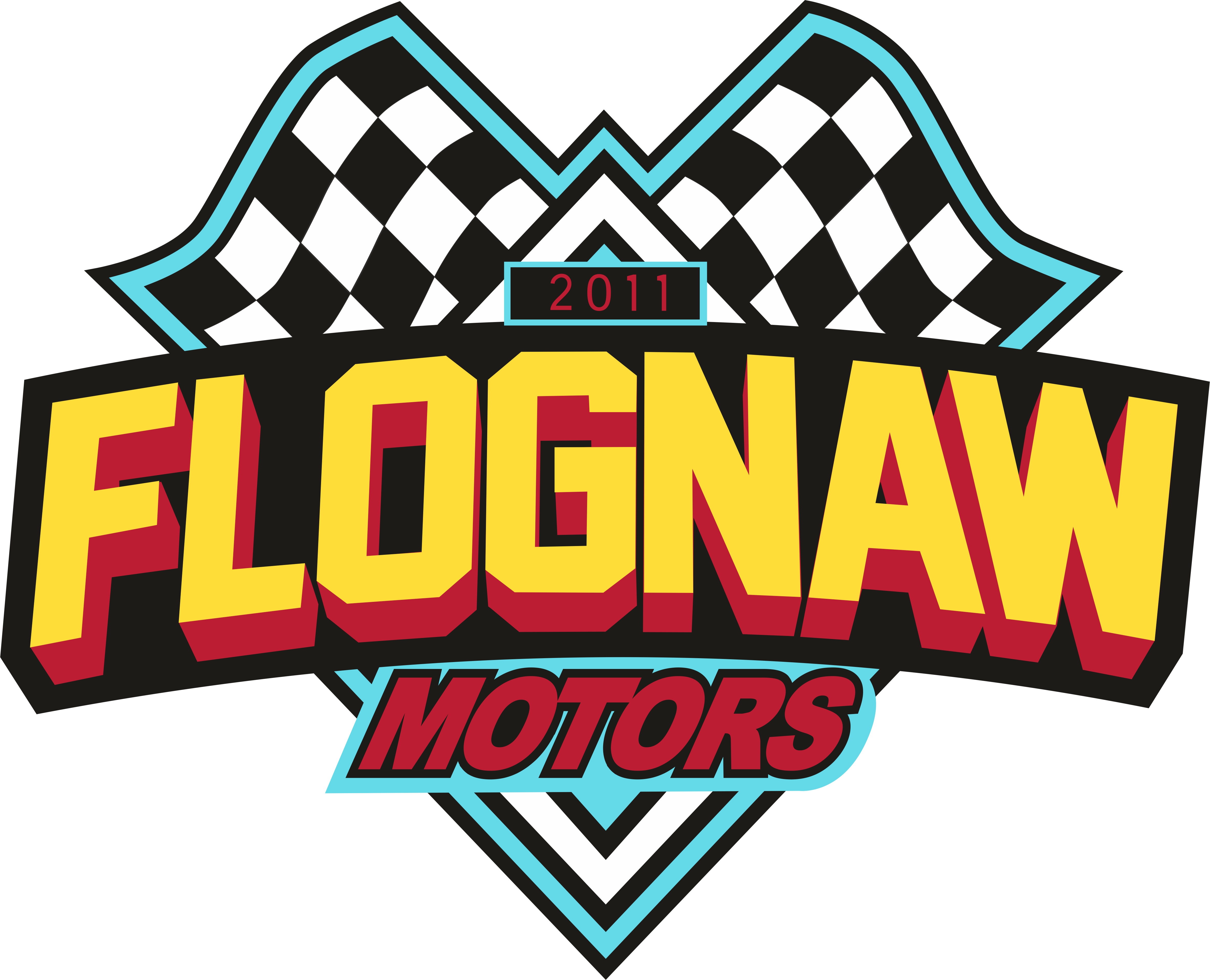 Flog Gnaw Motors Logo (4726x3828), Png Download