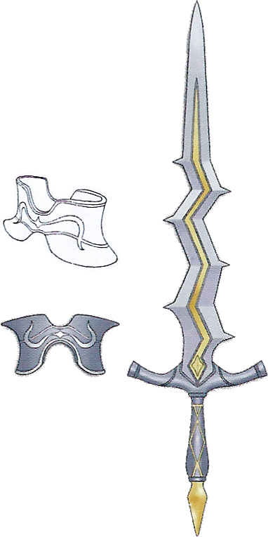 Fire Emblem Levin Sword (382x765), Png Download