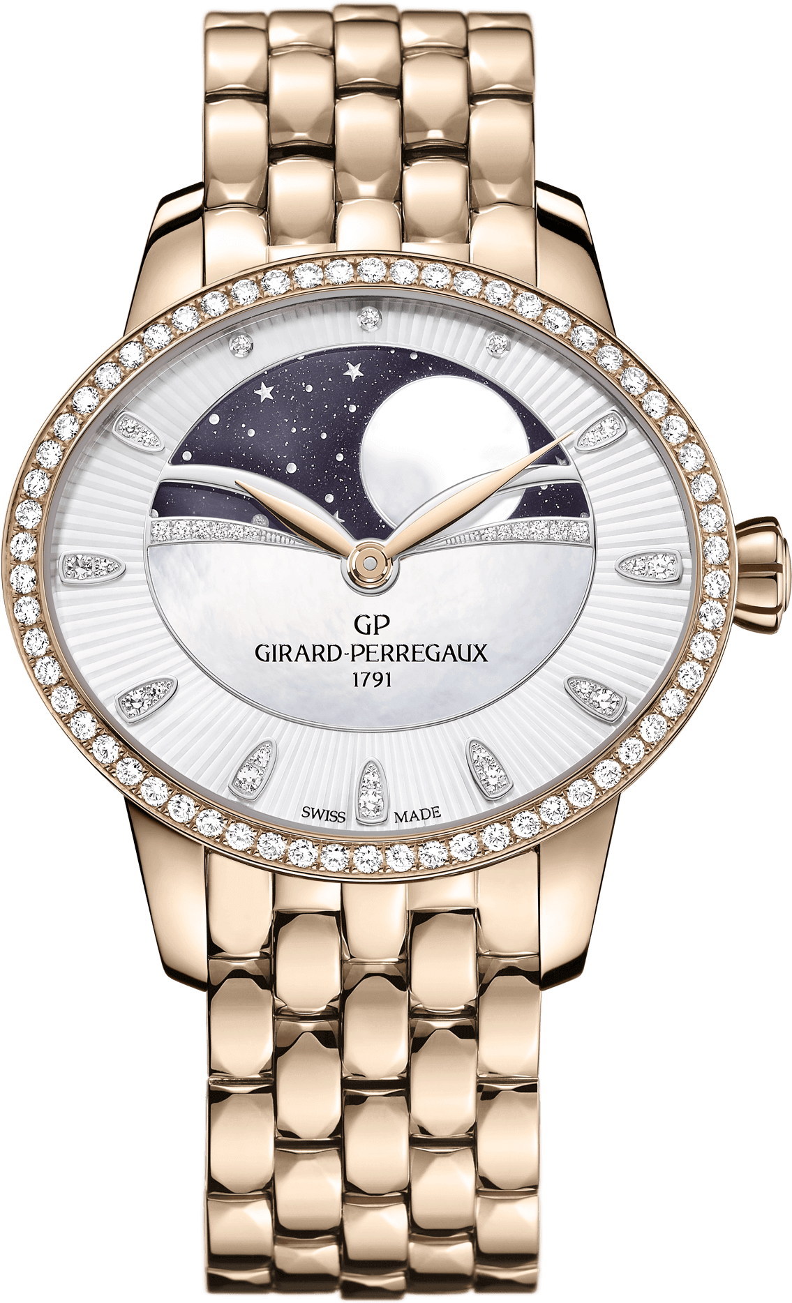 Cat's Eye Celestial Ref - Girard-perregaux Cat's Eye Day And Night 80488d52a751-52a (1292x2203), Png Download