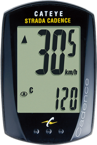 Strada Cadence - Cateye Cyclocomputer Strada Cc-rd 200 Cadence (800x800), Png Download