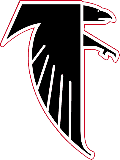 Logo Atlanta Falcons 1966 - Atlanta Falcons First Logo (404x540), Png Download