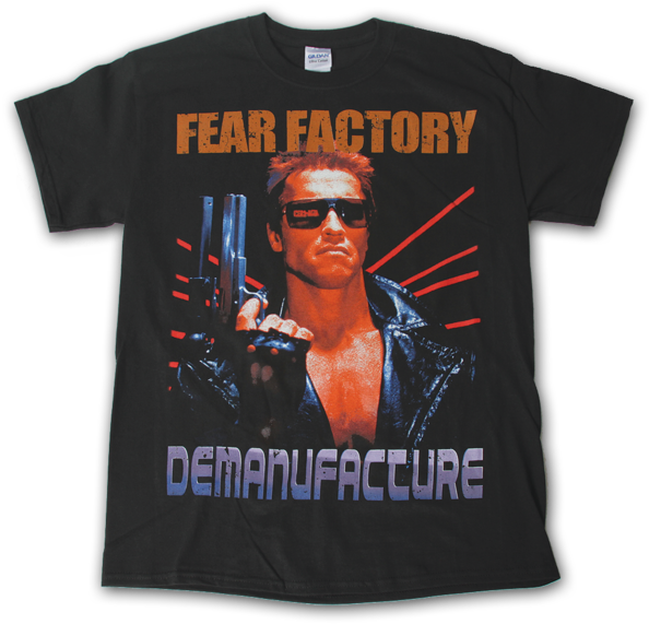 Terminator Tee - Fear Factory Terminator Shirt (600x600), Png Download