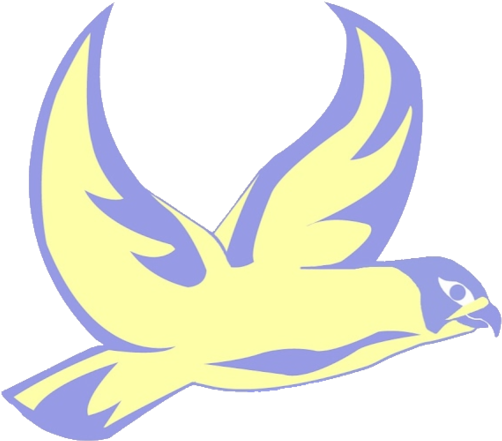 Falcon Border Whitewash - Emblem (1000x1764), Png Download