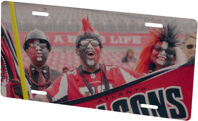 Atlanta Falcons Custom Metal Photo - Atlanta Falcons (1024x768), Png Download