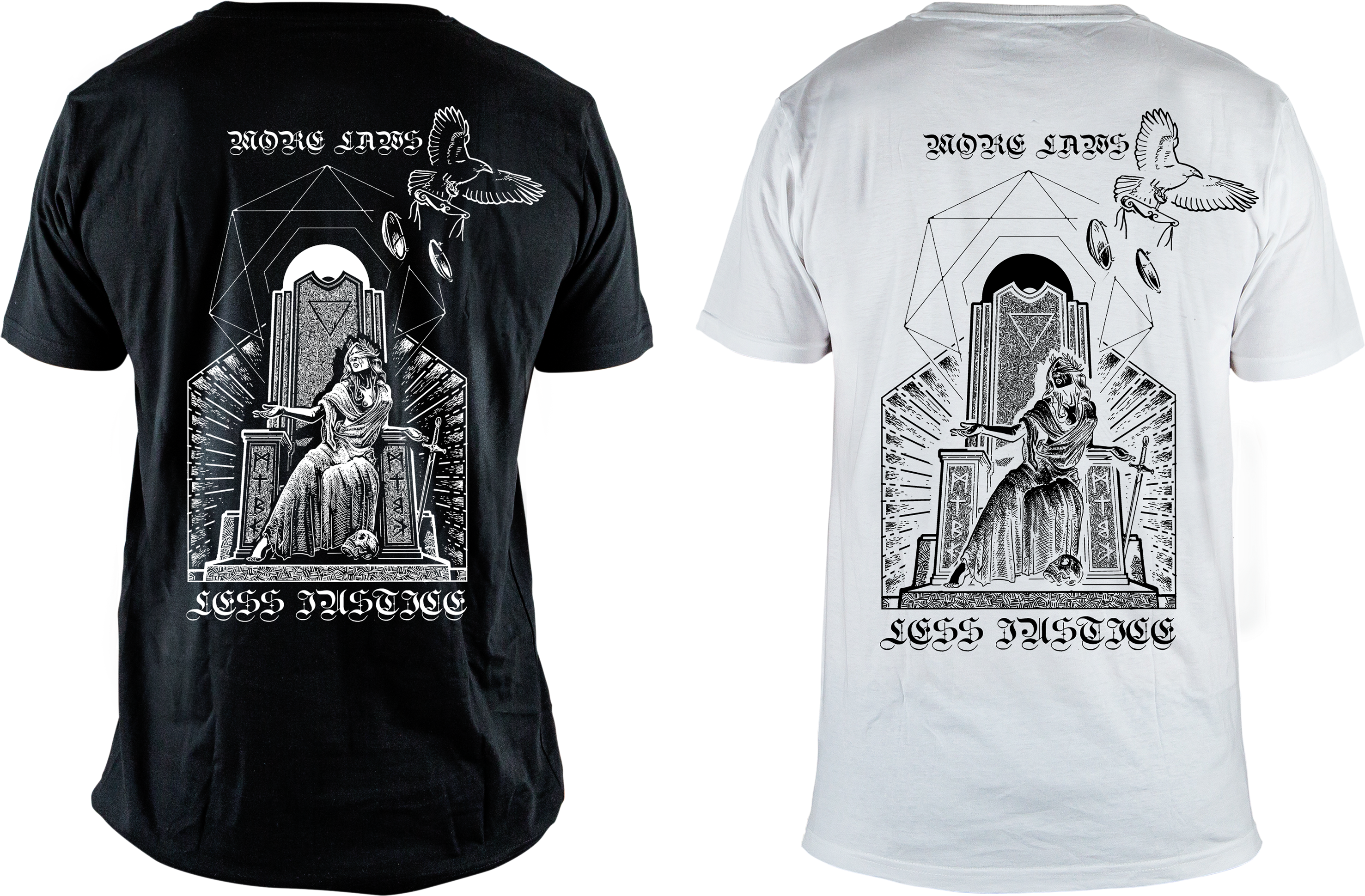 Image Of T-shirt Lady Justice - Law (3064x2123), Png Download