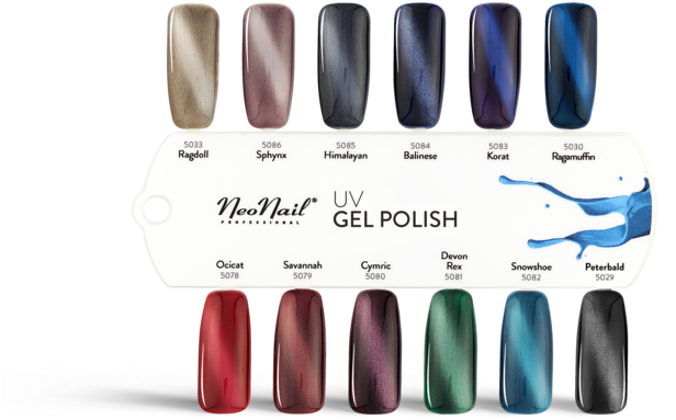 Uv Gel Polish Colour Chart - Lakiery Hybrydowe Neonail Kolory (700x476), Png Download