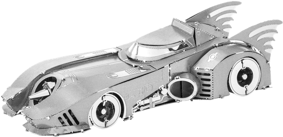 Metal Earth Batman Batman Movie Bat Mobile - Metal Earth Batmobile 1989 (600x286), Png Download