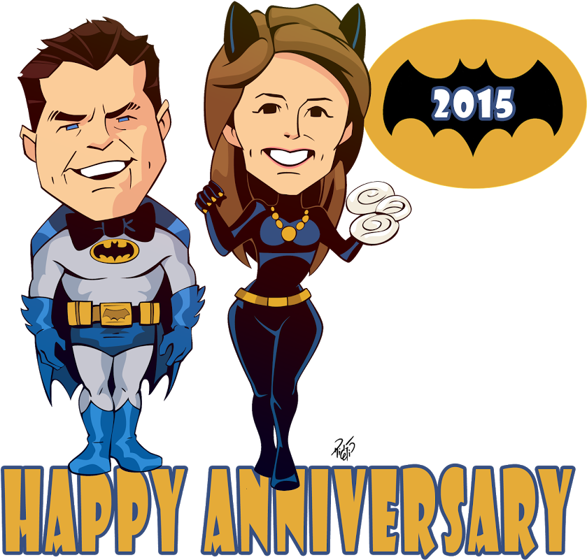 It's My Wife And I's Anniversary Today - Cartoon (982x870), Png Download