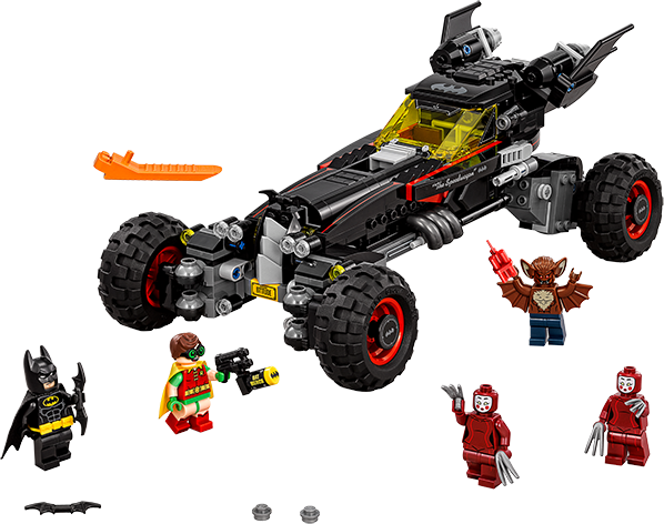 Batman 70905 The Batmobile, , Large - Lego 70905 The Batman Movie The Batmobile (598x472), Png Download