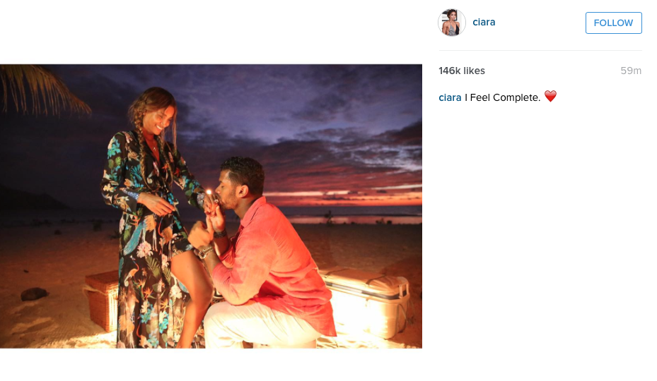 Ciara Photo - Russell Wilson And Ciara's Wedding (929x540), Png Download