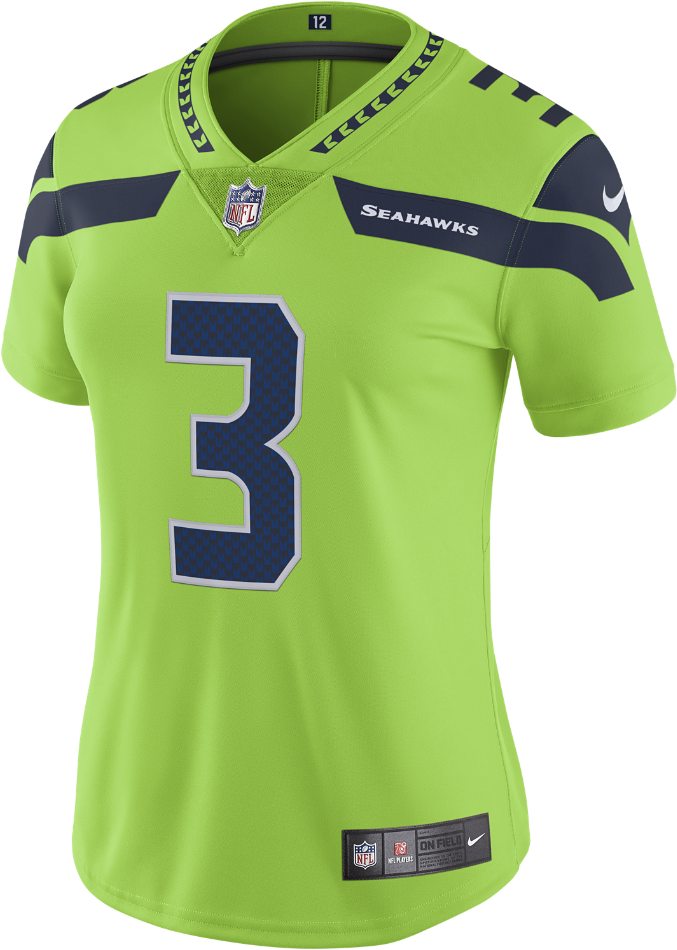 Nike Nfl Seattle Seahawks Color Rush Limited Women's - Nike Nfl Seattle Seahawks Color Rush Limited (richard (1000x1000), Png Download