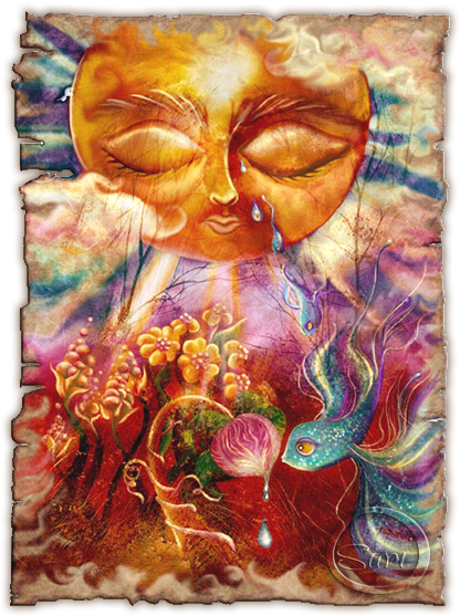 També Al Sol D'hivern Que Escalfa Suaument L'hemisferi - Painting (416x567), Png Download