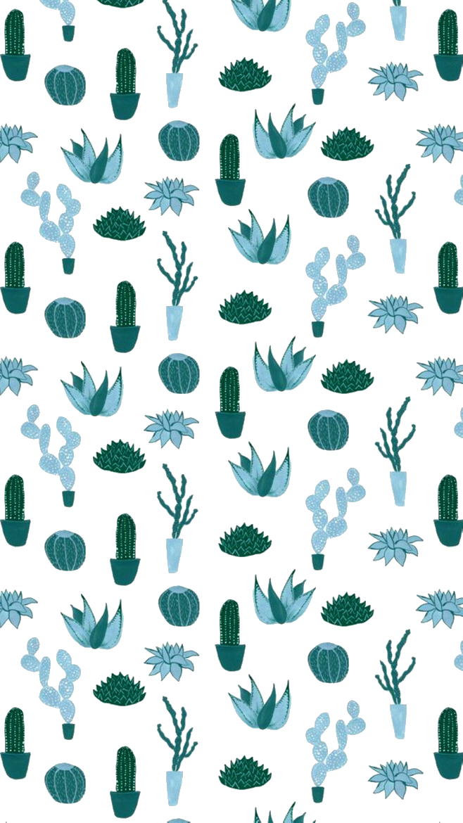 Cactaceae Watercolor Painting Drawing Succulent Plant - Fondos De De Pantalla De Cactus (658x1170), Png Download