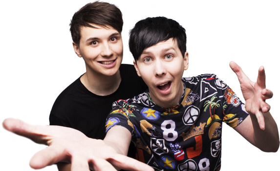 Two Of The World's Biggest Youtube Stars Are Coming - Free 2 Day Shipping: Dan And Phil Boxed Set (hardcover) (590x350), Png Download