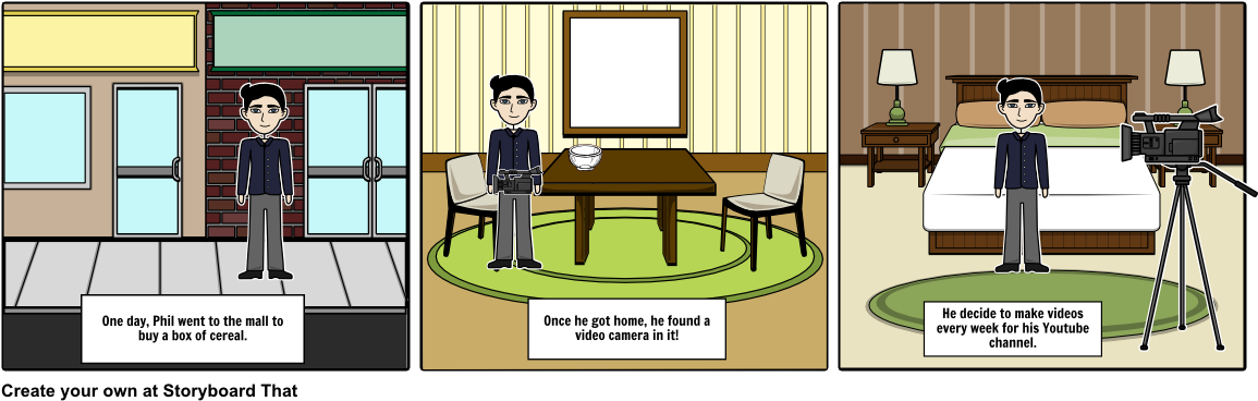 How Phil Met Dan - Cartoon (1164x385), Png Download