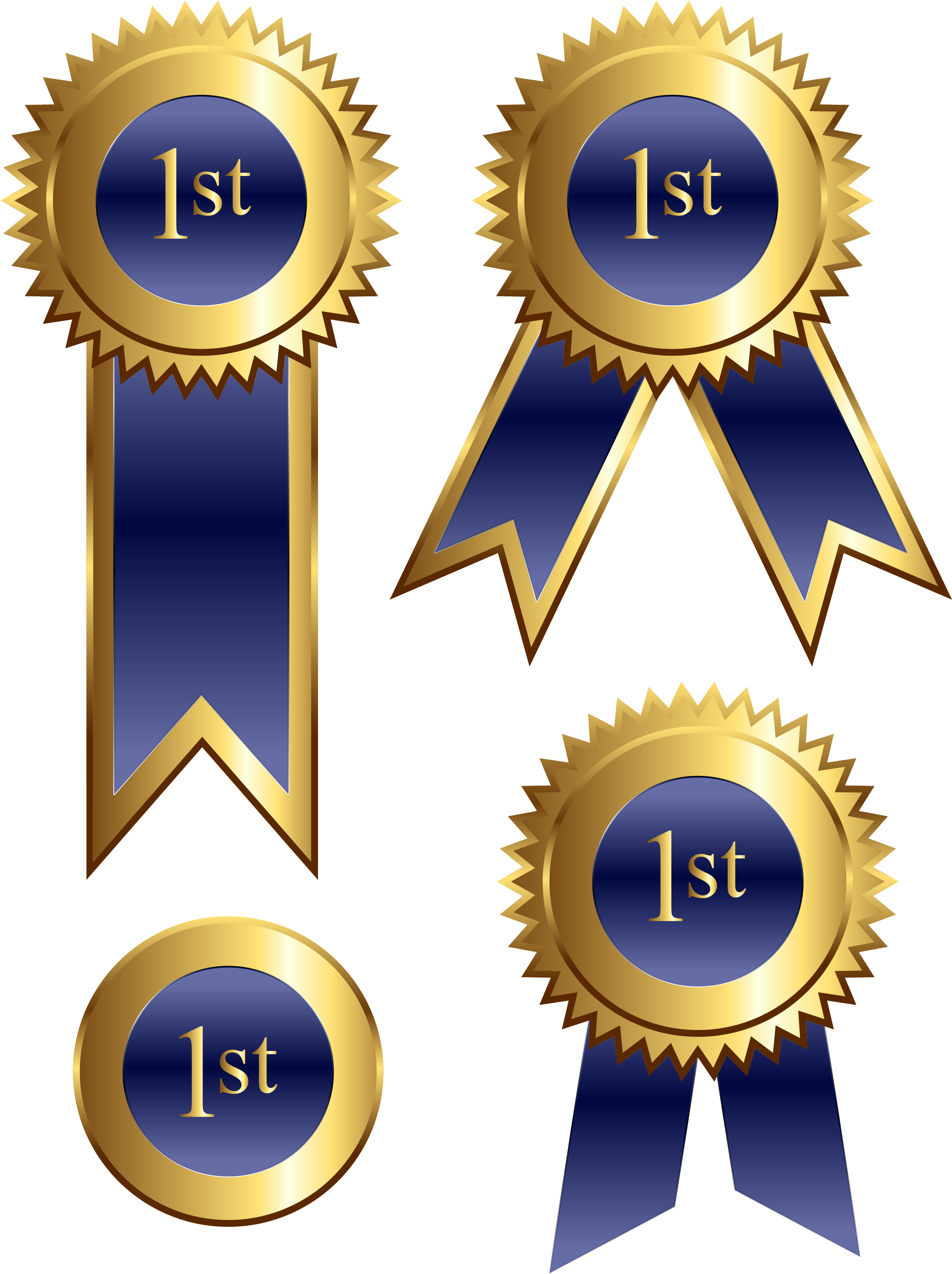 1st Prize Ribbon Png (2550x3300), Png Download