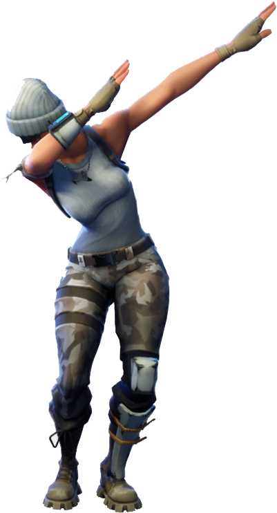 Fortnite Character Dabbing Png (900x900), Png Download