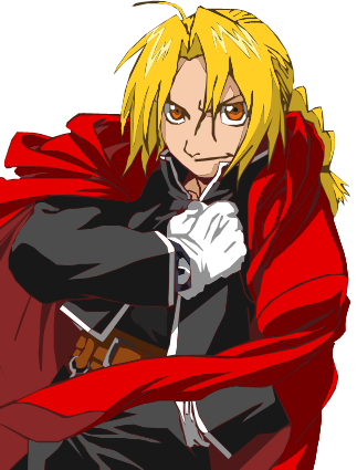 Edwardelricvector ] - Full Metal Alchemist Edward (323x425), Png Download
